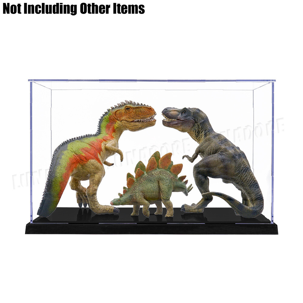 US 12.2" Self-Install Acrylic Plastic Display Box Showcase Protection Dustproof