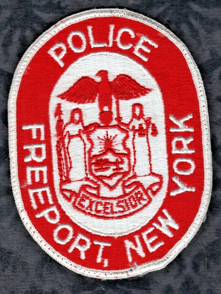 Freeport New York Police Shoulder Patch = Guarantee Authentic - USED