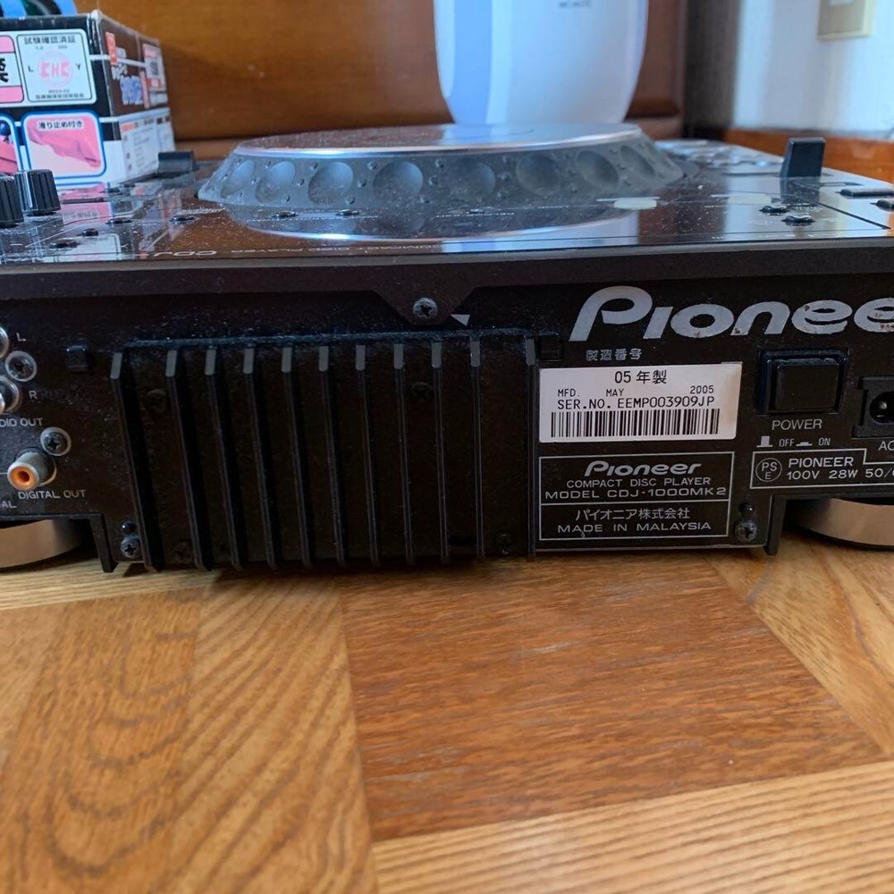 Pioneer DJ CDJ-100 0MK2 Digital CD Deck Turntable Compact Disc Player Black
