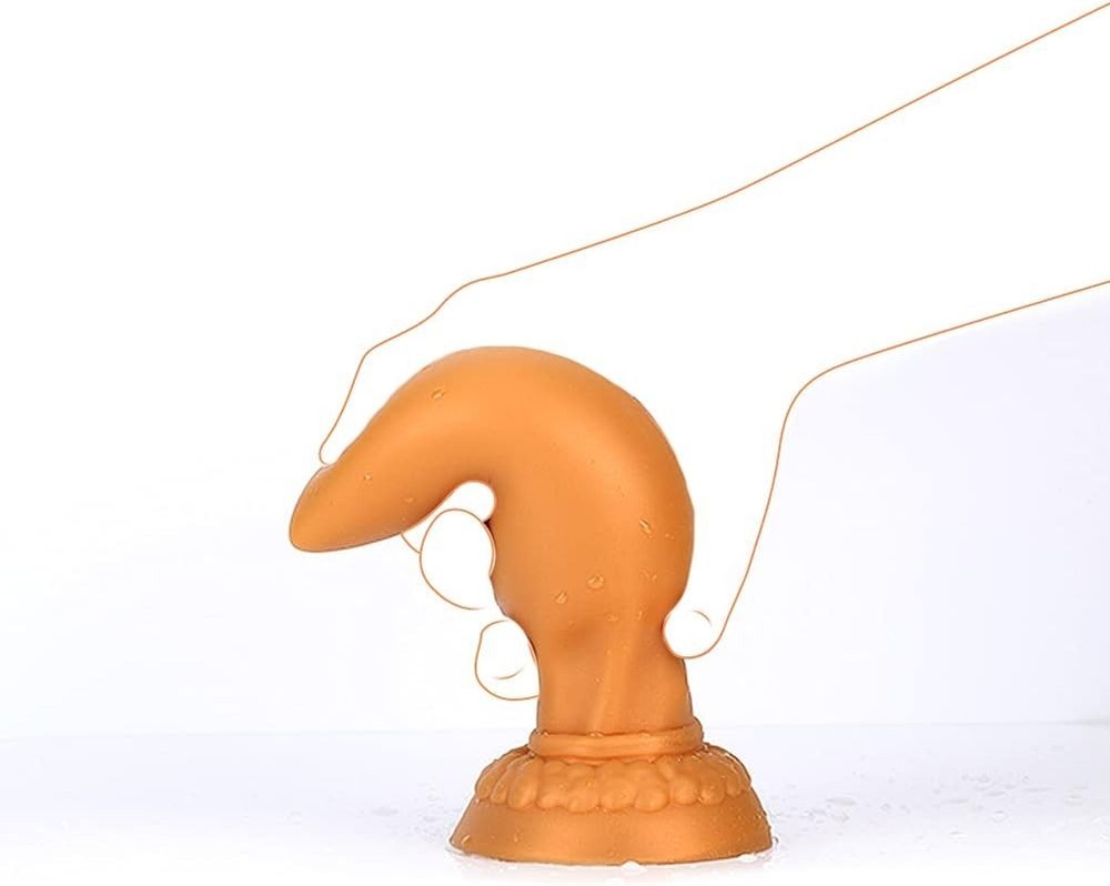 4 Large Liquid Silicone Butt Plug with Spiral Design for Comfortable Insertion