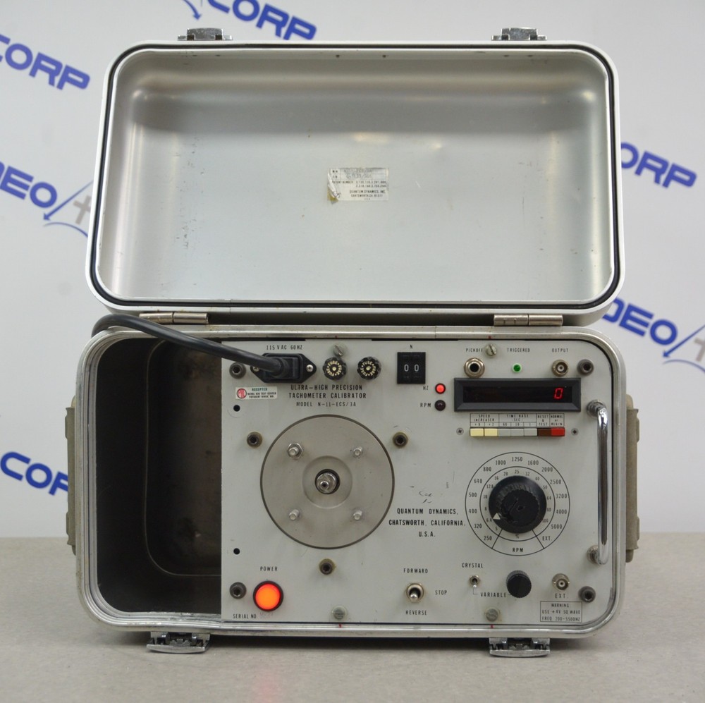 Quantum Dynamics N-11-ECS/3A Ultra High Precision Tachometer Calibration System