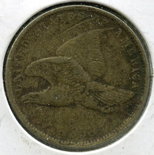 1858 Flying Eagle Cent Penny - Small Letters - Q319