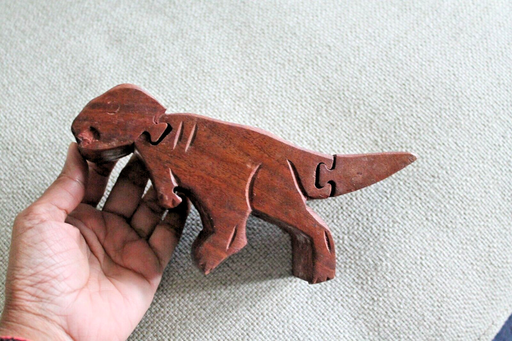 Dinosaur Puzzle Box Chippy Combination Rare Unisex Ring boxes Stacking fun Toy