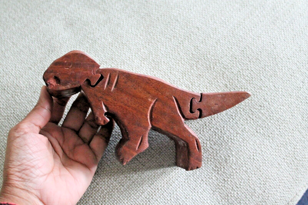 Dinosaur Puzzle Box Chippy Combination Rare Unisex Ring boxes Stacking fun Toy