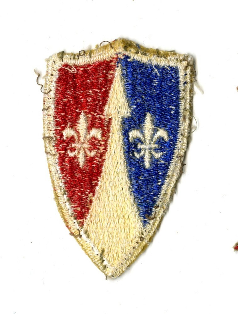 Theater Area Support Command White Back Patch Cut Edge Vintage