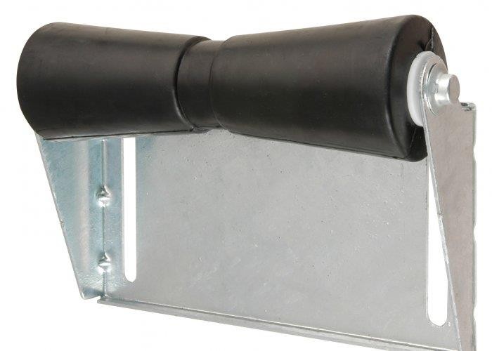 C.E. Smith 10405G Roller Bracket Assemblies - 12in. Keel - Black Rubber