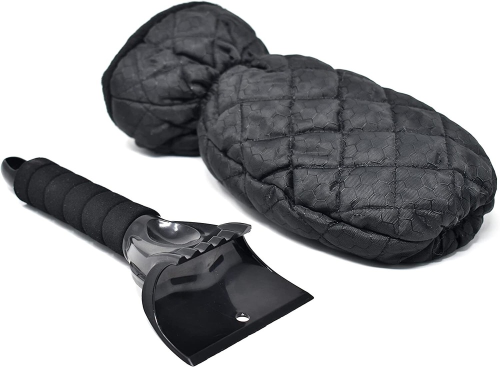 EcoNour Ice Scraper Mitt for Car Windshield