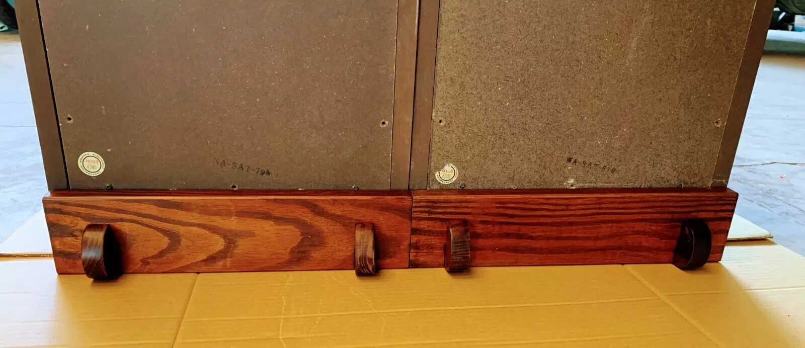 Custom Walnut Speaker Stands for JBL 4412, 4410, 4312, 4311, 4310 Speakers