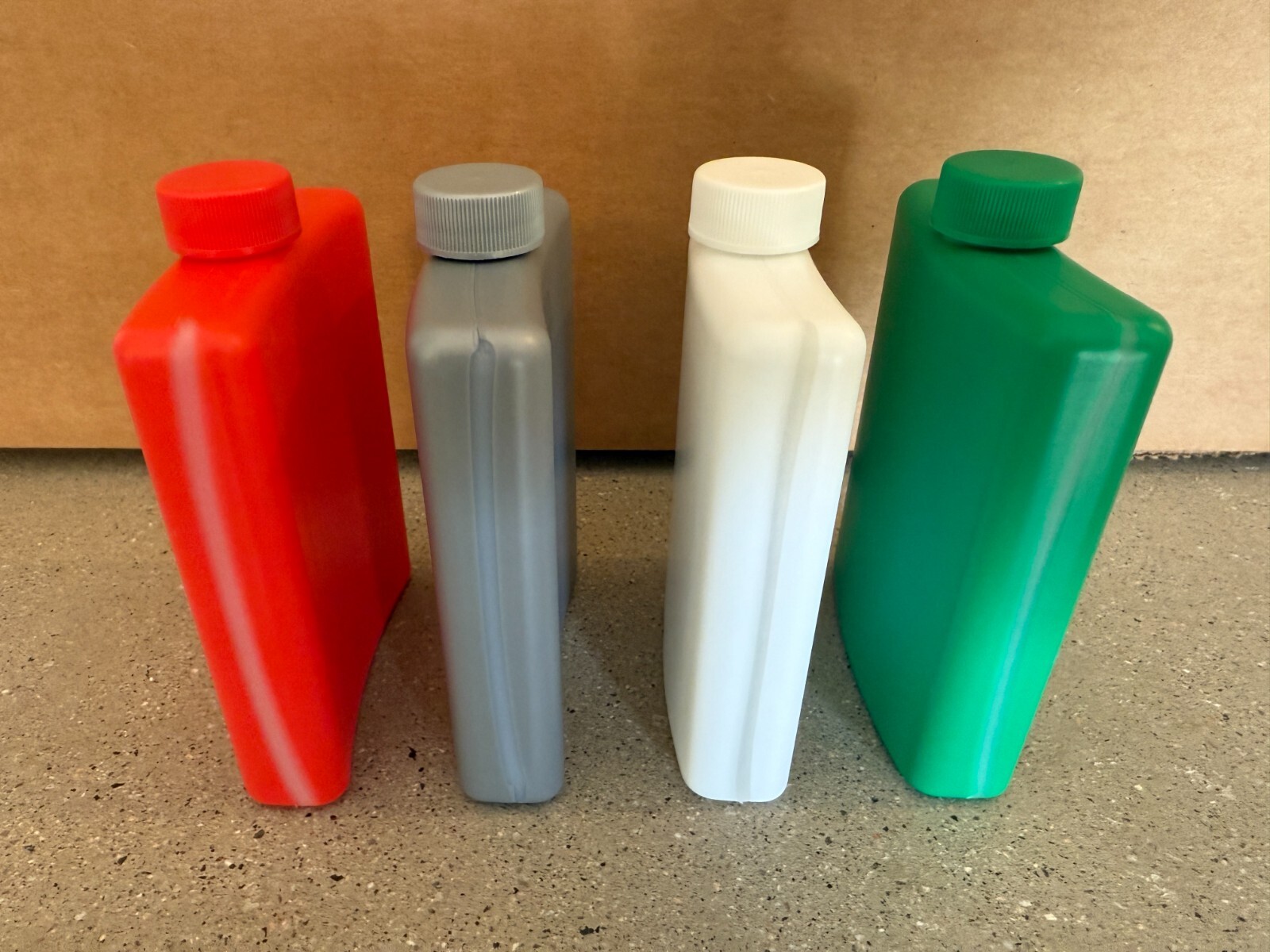 4 Pack - Multi Color - Plastic Alcohol Flask - Ships Free