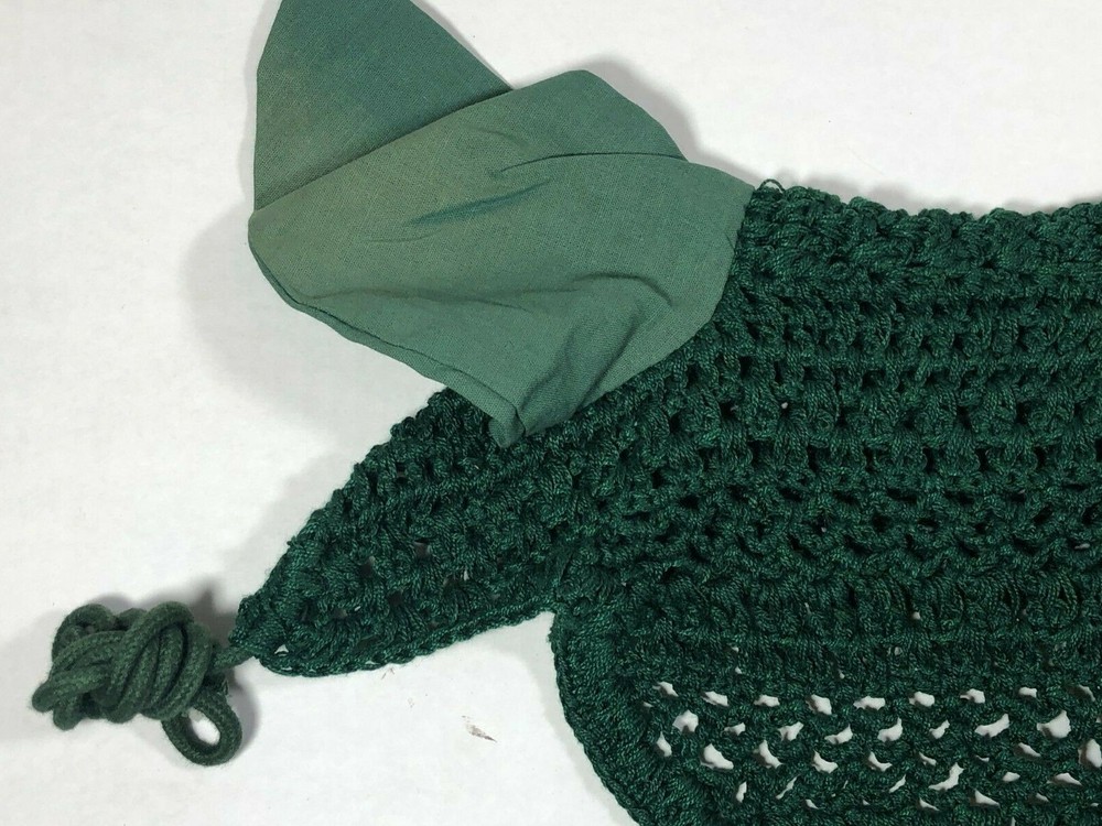 New - Hunter Green Fly Mask - Pony Size