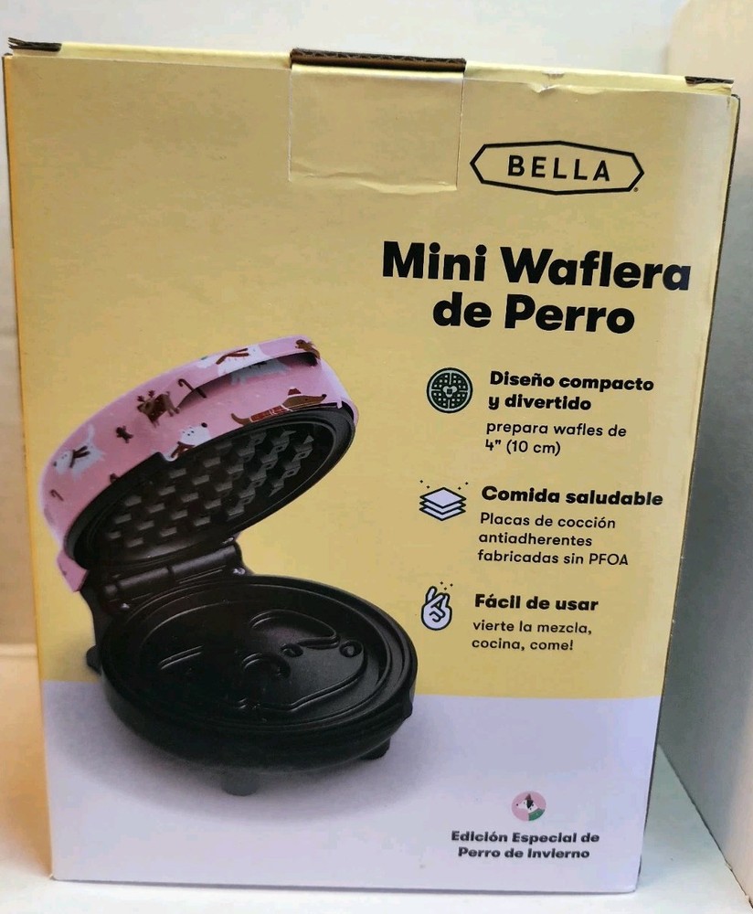 Bella Mini Dog Waffle Maker-New!
