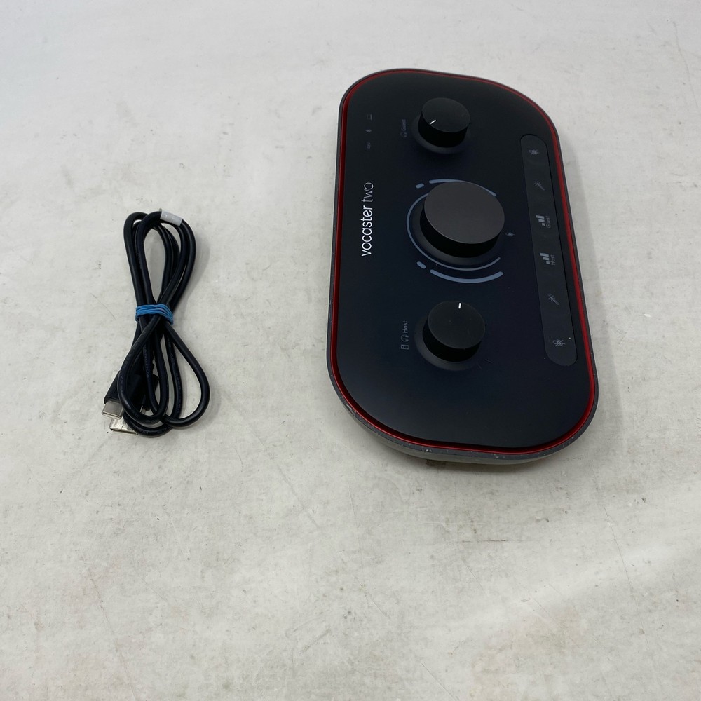 Focusrite Vocaster Two 2-Channel USB-C Podcast Interface - Black