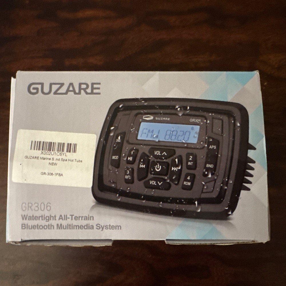 GUZARE GR306 Watertight All-Terrain Bluetooth Multimedia System
