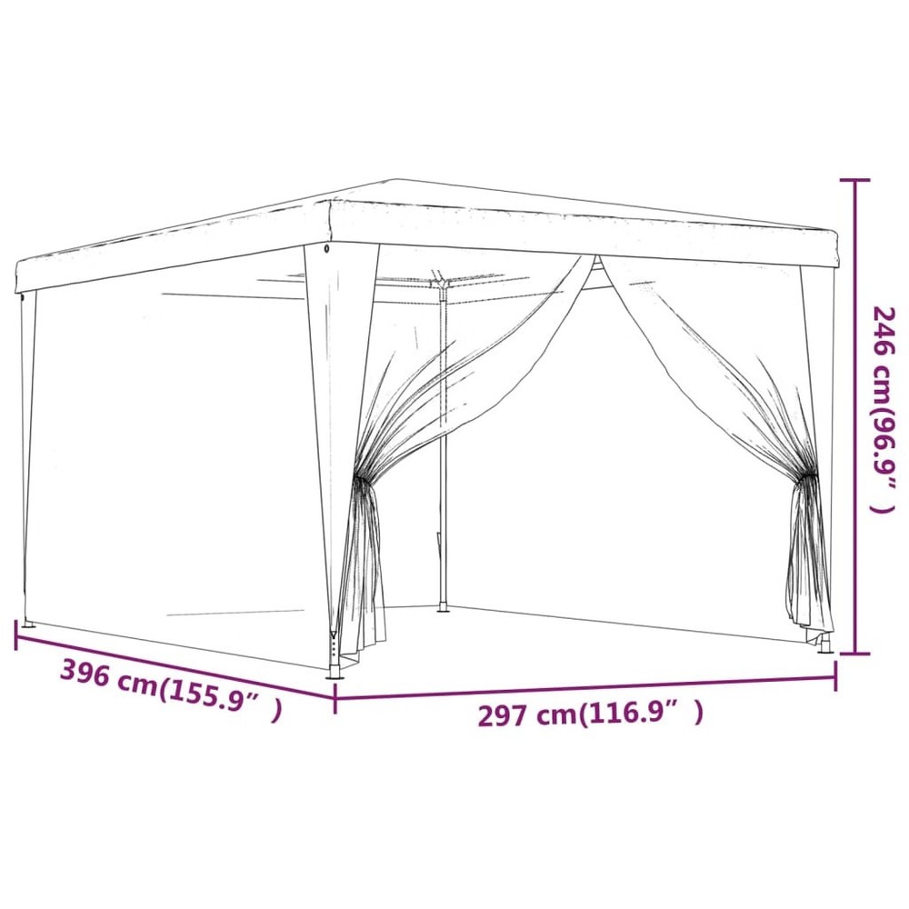 Party Tent Blue