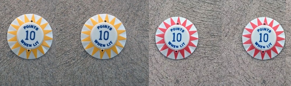 Williams Smart Set  Pinball Machine POP BUMPER CAP SET