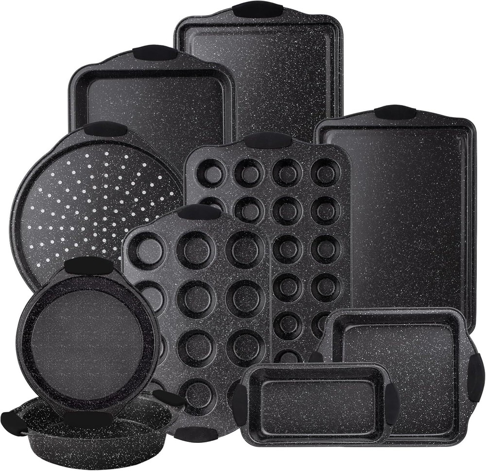 10-Piece Nonstick Baking Set, Stackable & PFOA-Free, for Modern Kitchens