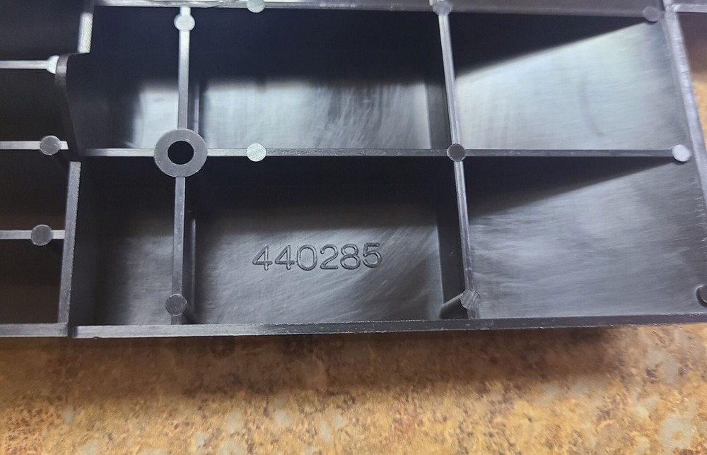 (AP) AUTOMATIC PRODUCTS SNACK MACHINE plastic chip shelf fronts - qty. 5