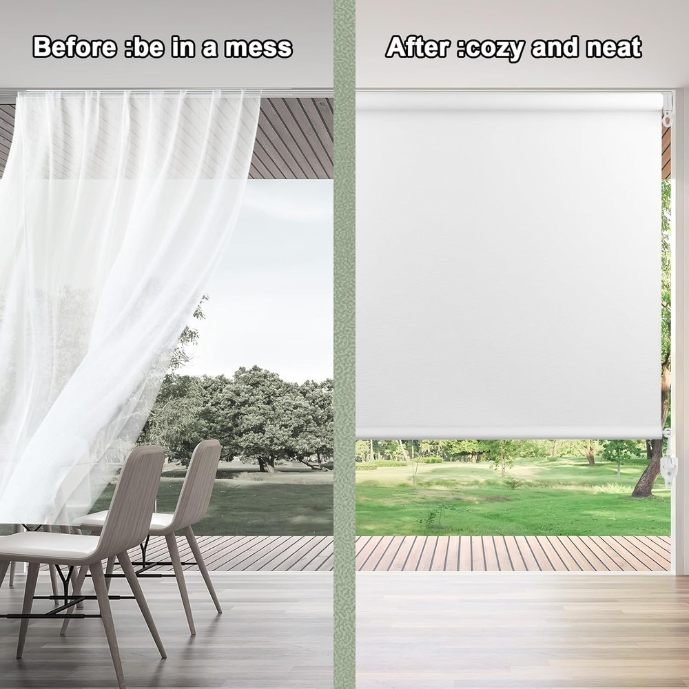 Roller Blind Accessory Set Universal Replacement Mounting Brackets of Exterior