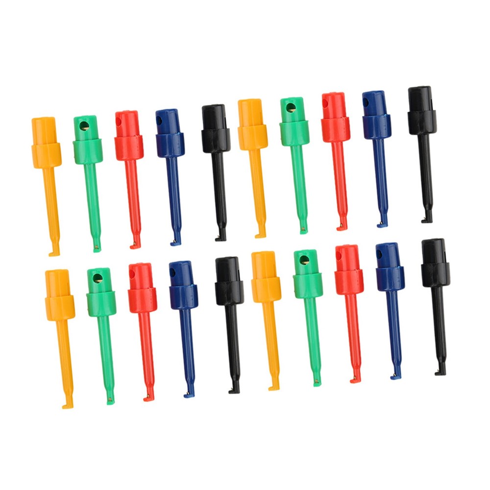 20Pcs Large Test Clip Grabber For Electronic Testing Multimeter Accessories For