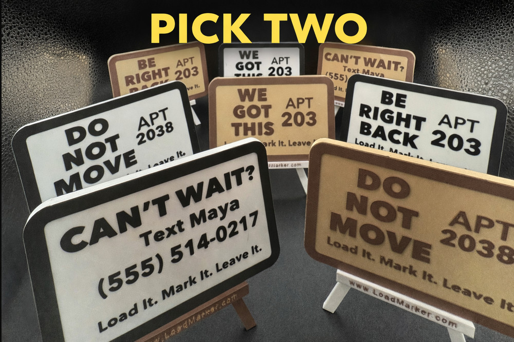 2 Pack Laundry Magnet Do Not Move Washer Dryer Shared Laundry Room Sign