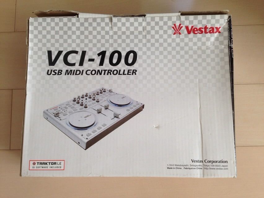 Vestax VCI-100 DJ Controller USB MIDI Mixer Tested Working Good Condition