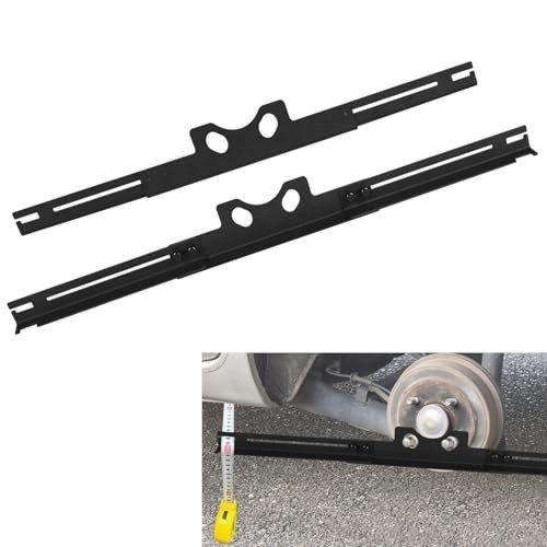 2PCS Wheel Alignment Tool, Heavy Duty Toe Alignment Tool Plates, Car Metal