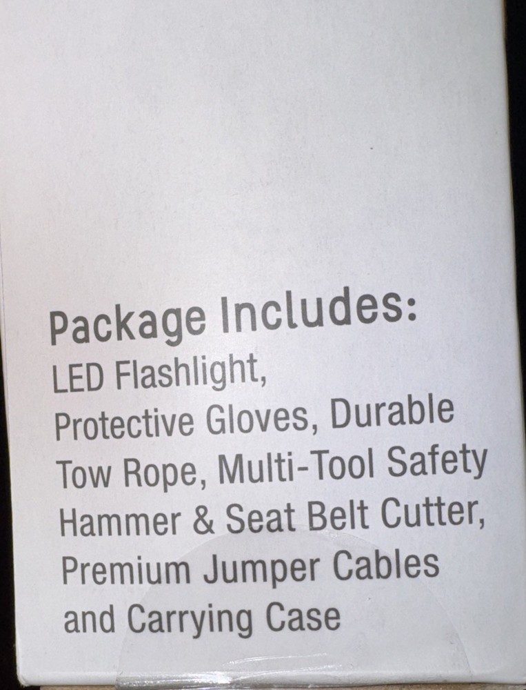 Tech Solutions Road Ready Roadside Automobile Safety Kit / Emergency Kit