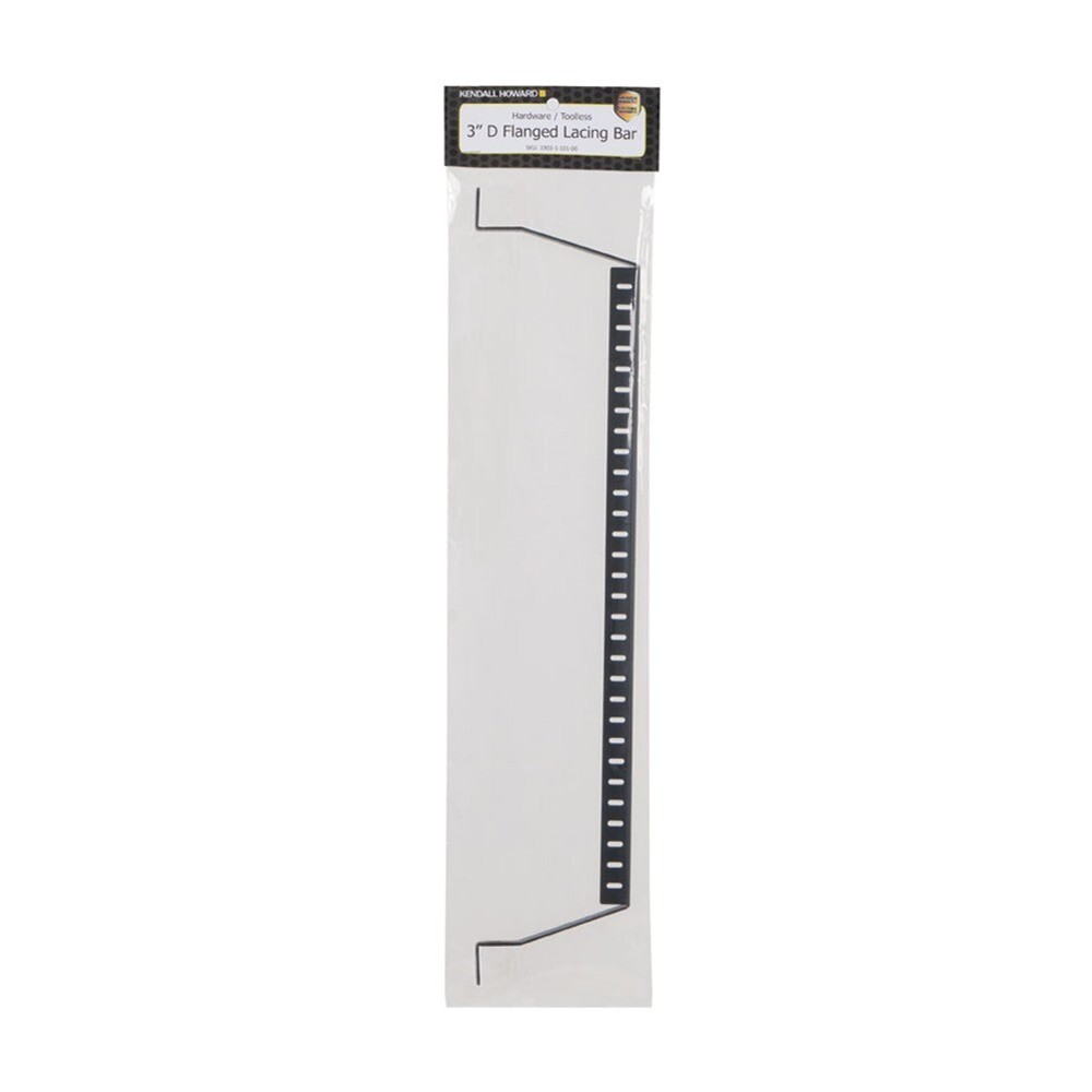 19" Cable Management Bar Panel Space Saver Rear Support Rack Data Cabinet Steel