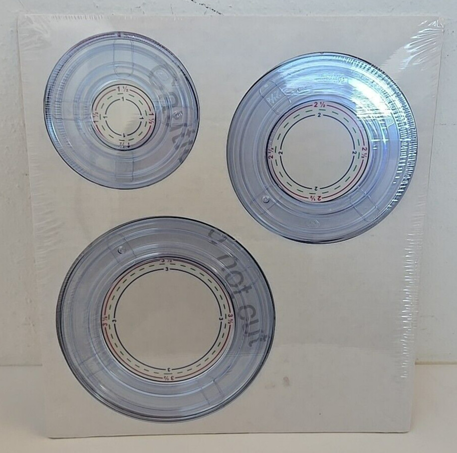 Creative Memories Custom Cutting System Circle Oval + Cutting Mat