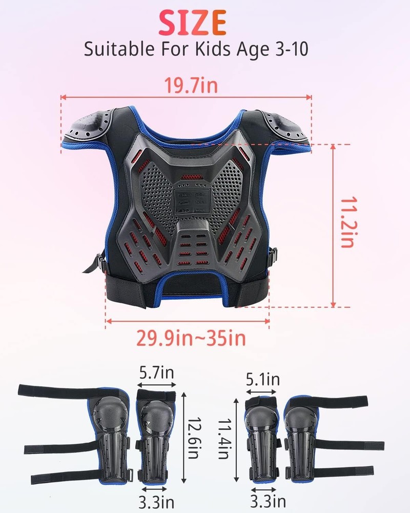 Motorcycle Off-Road Protective Armor Set Unisex Chest Protector