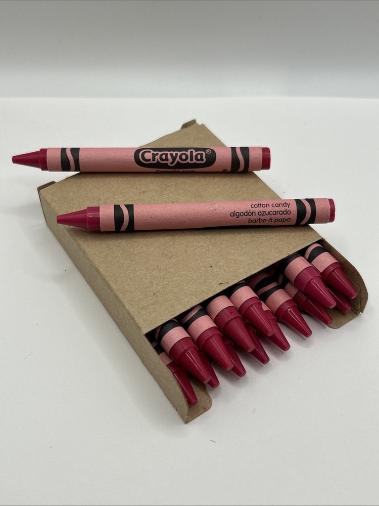 (16) Crayola Crayons (cotton candy) BULK