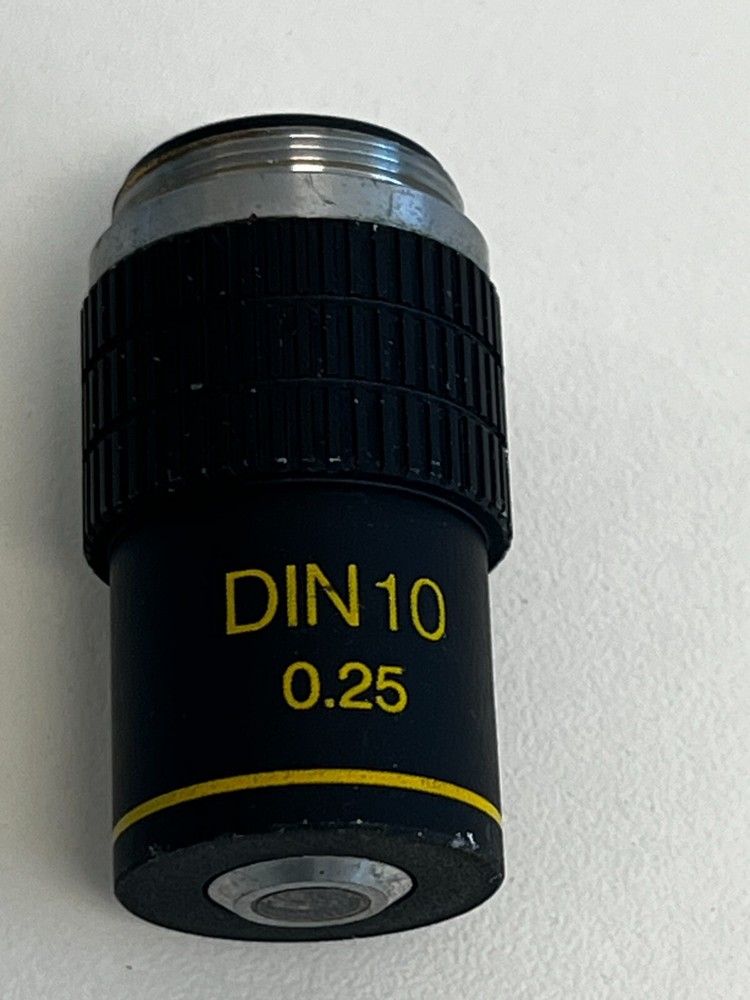 A9: Swift DIN 10X 0.25 Laboratory Microscope Objective Lens