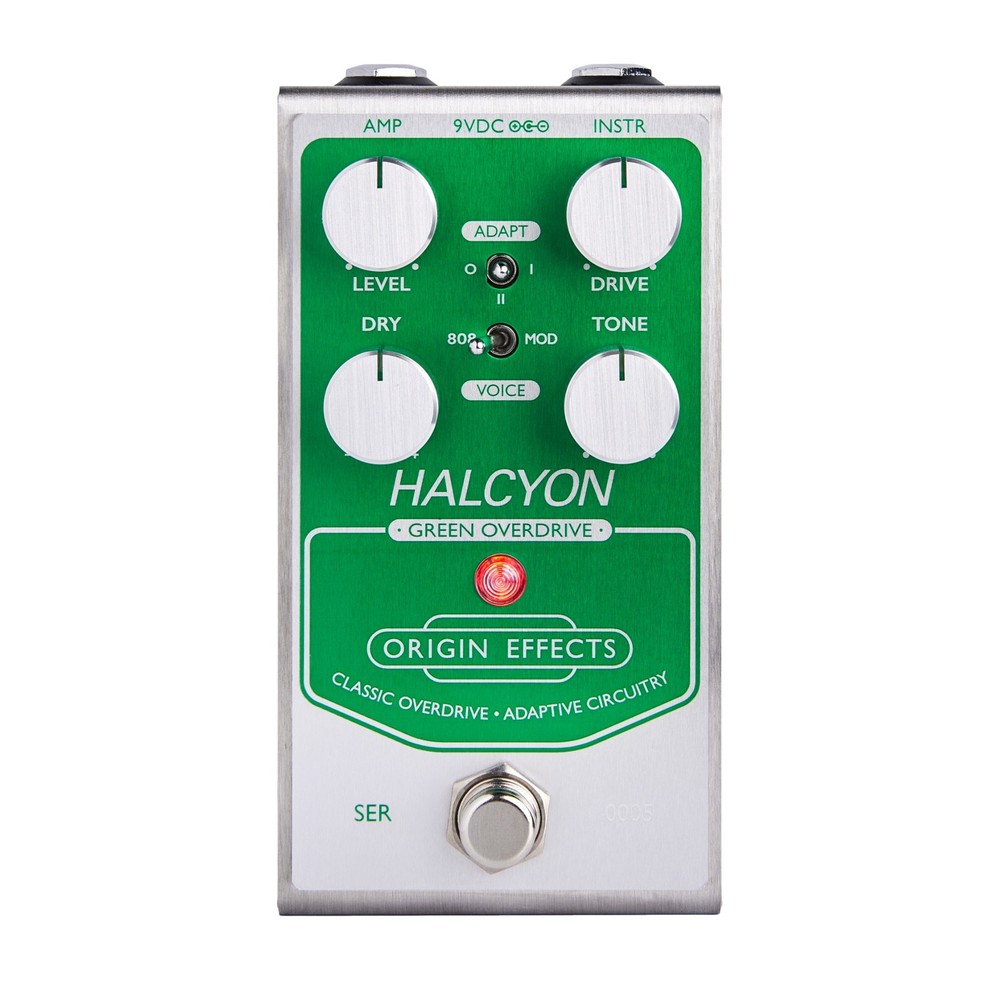 Origin Effects Halcyon Green Overdrive Effects Pedal
