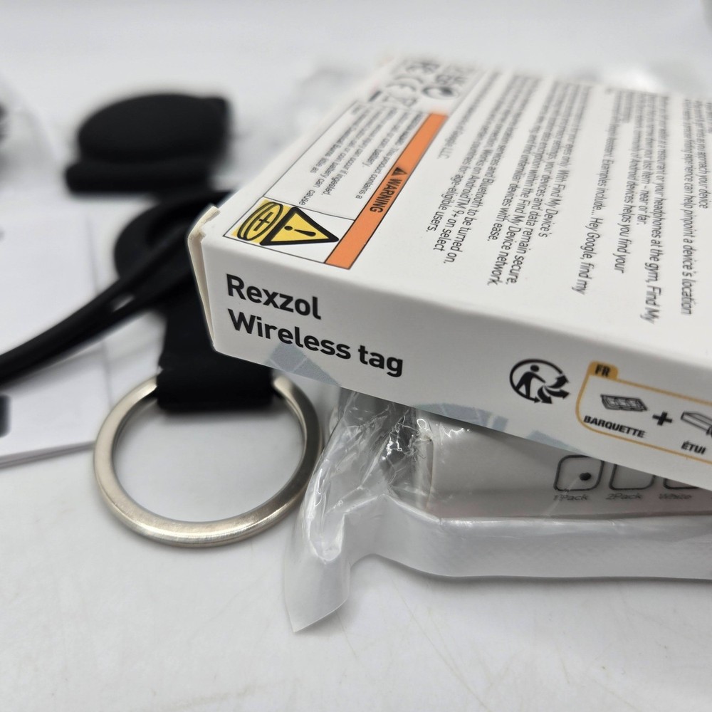 3 - Android Wireless Tag Smart Bluetooth Trackers - Works with Android NIB Black