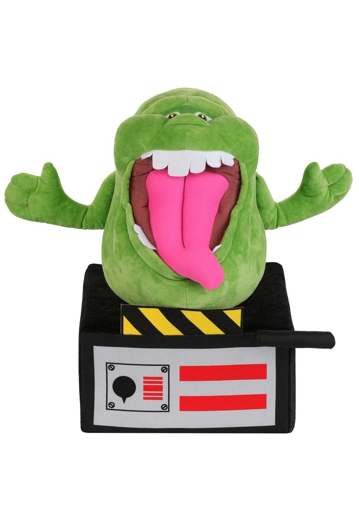 Ghostbusters Slimer on Ghost Trap Toy Plush