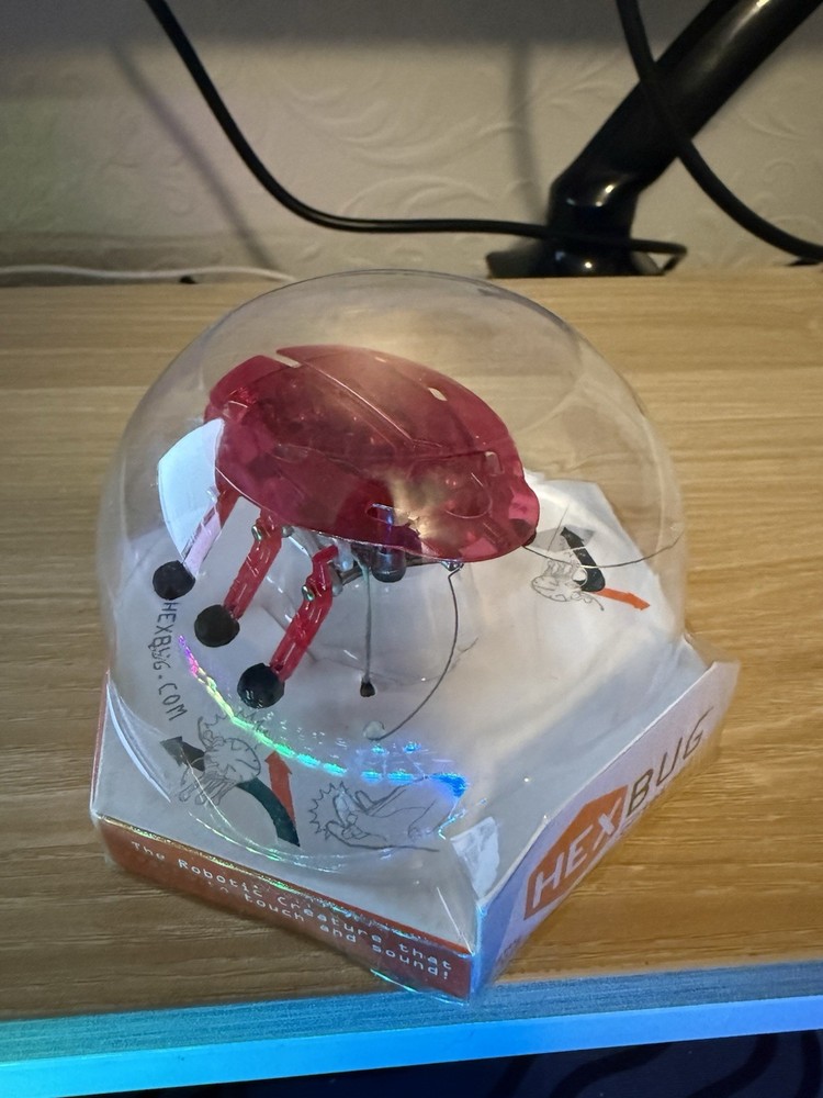 New Micro Robotic Hex Creatures Bug Scarab - Pink