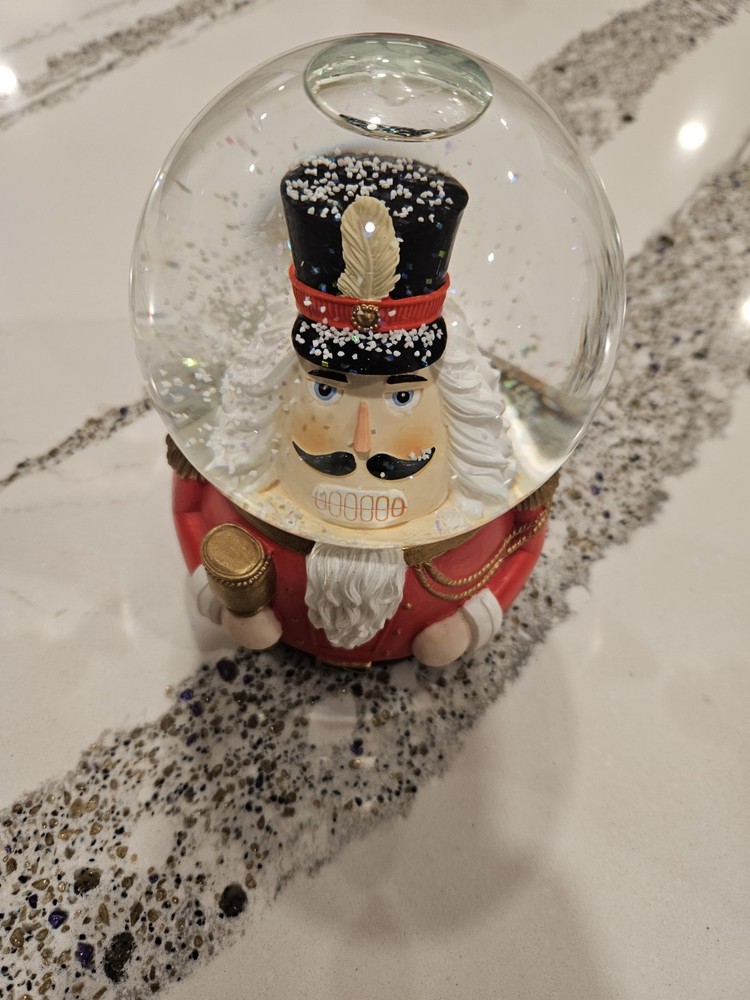 Nutcracker Snow Globe Music Box  6" x 4" - Target