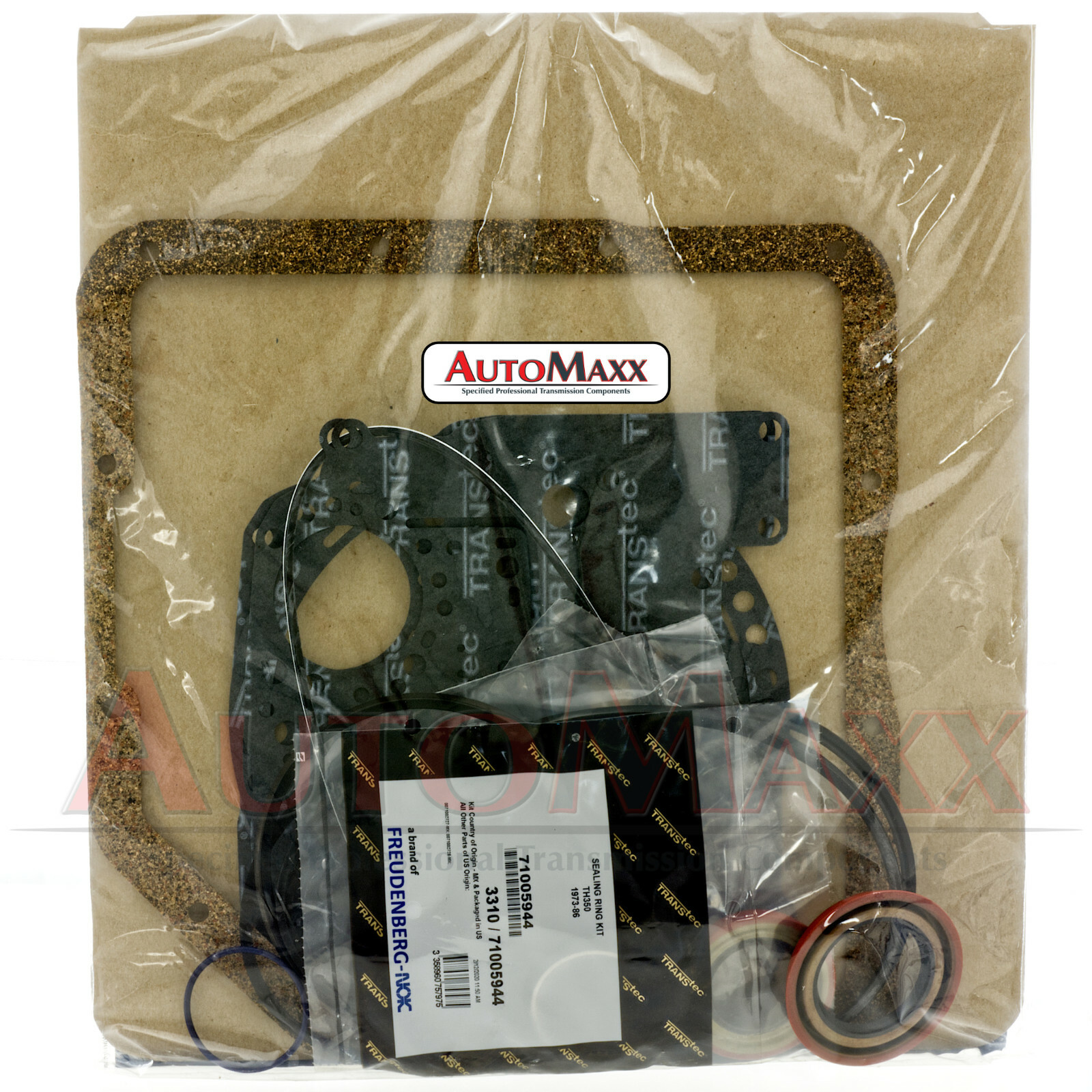 GM TH350 TRANSMISSION REBUILD - Master Kit with Steels - TRANSTEC 1969 -1979