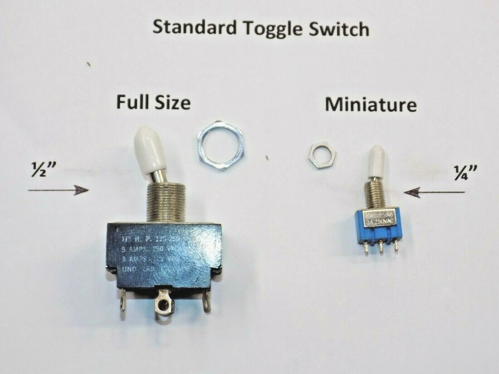 TOGGLE SWITCH BAT HANDLE CAPS, FULL SIZE, SLIP-ON, 6 COLORS, 10ea. 60pcs