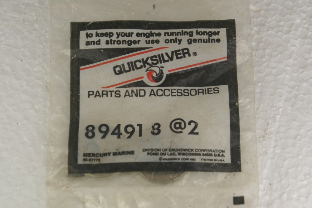 QUICKSILVER 89491 8 MERCRUISER MERCURY 2 KEYS IGNITION