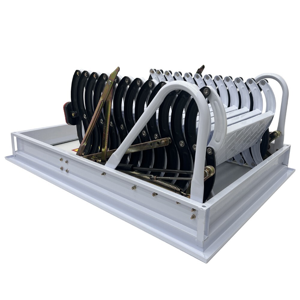 Attic Ladder Attic Pull Down Ceiling Ladder Access Stairs Carbon Steel Folding