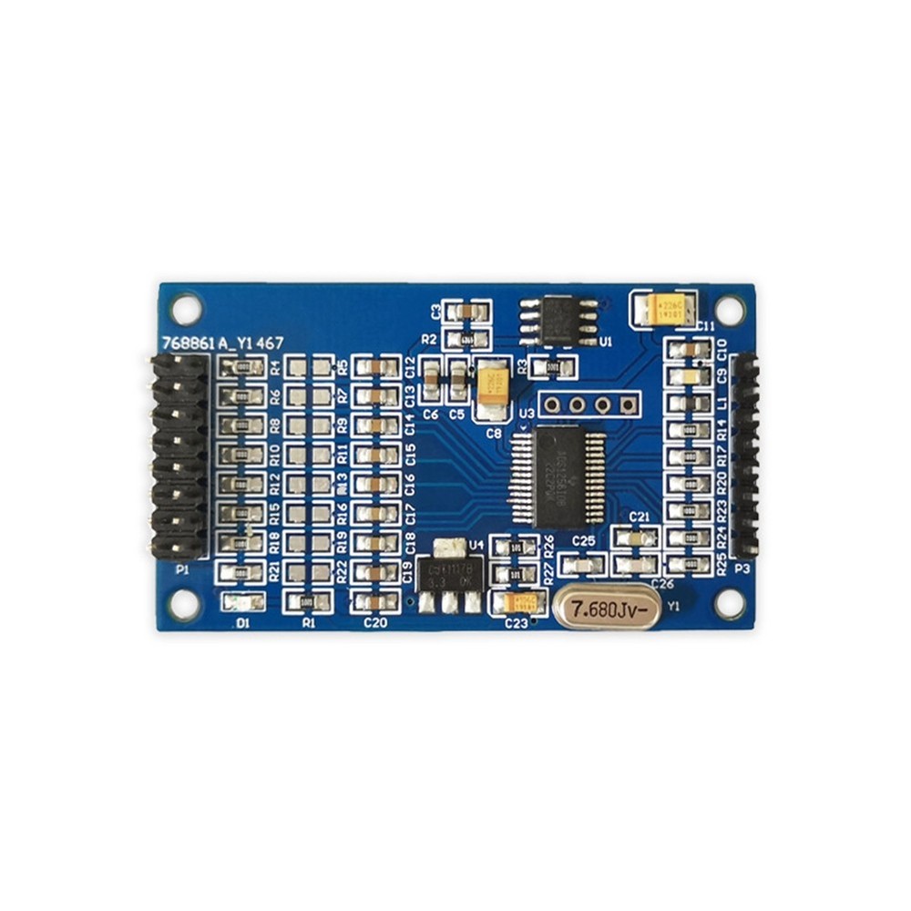 ADS1256 24-Bit 8 Channel ADC Display Module High Precision ADC Multifunction Serf3813