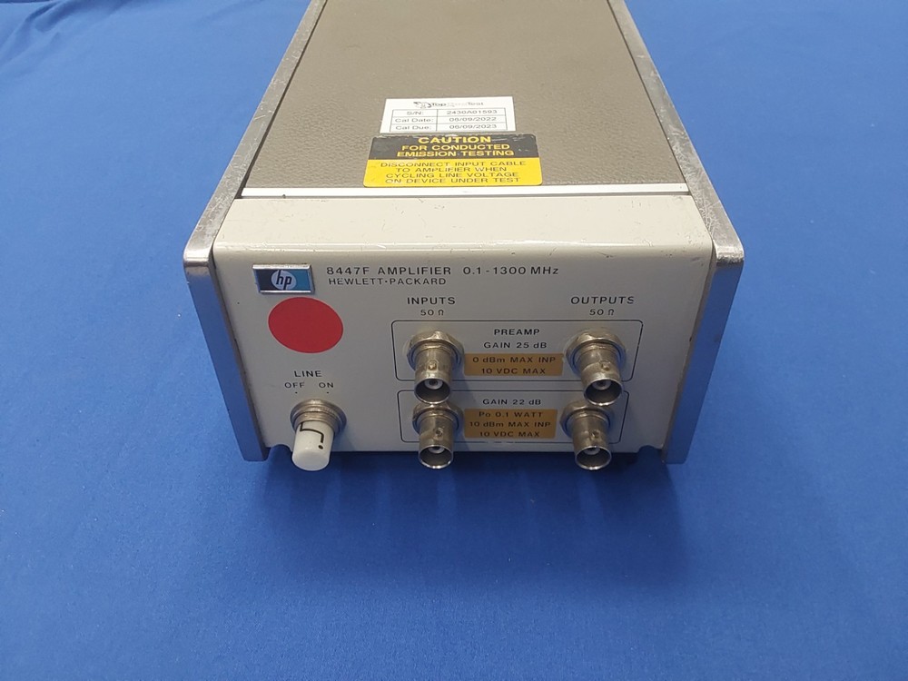 Keysight (Agilent) 8447F Preamplifier and Power Amplifier System