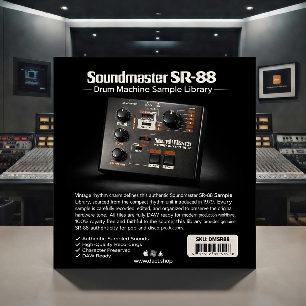 Soundmaster SR-88 Drum Machine Sample Library
