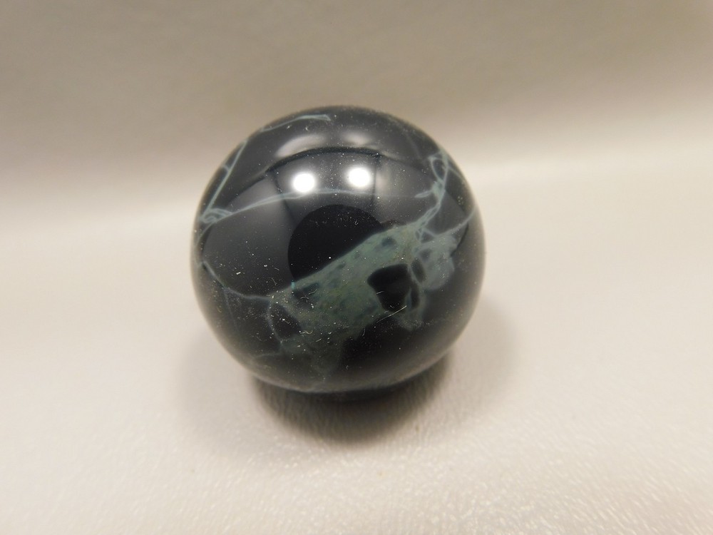 Spiderweb Obsidian Stone Sphere 1.5 inch or 39 mm Gemstone #O7