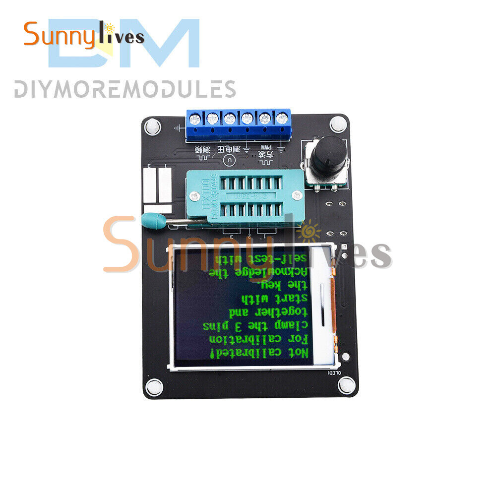 GM328A Transistor Tester Diode Capacitance Inductance ESR Volt Frequency Meter