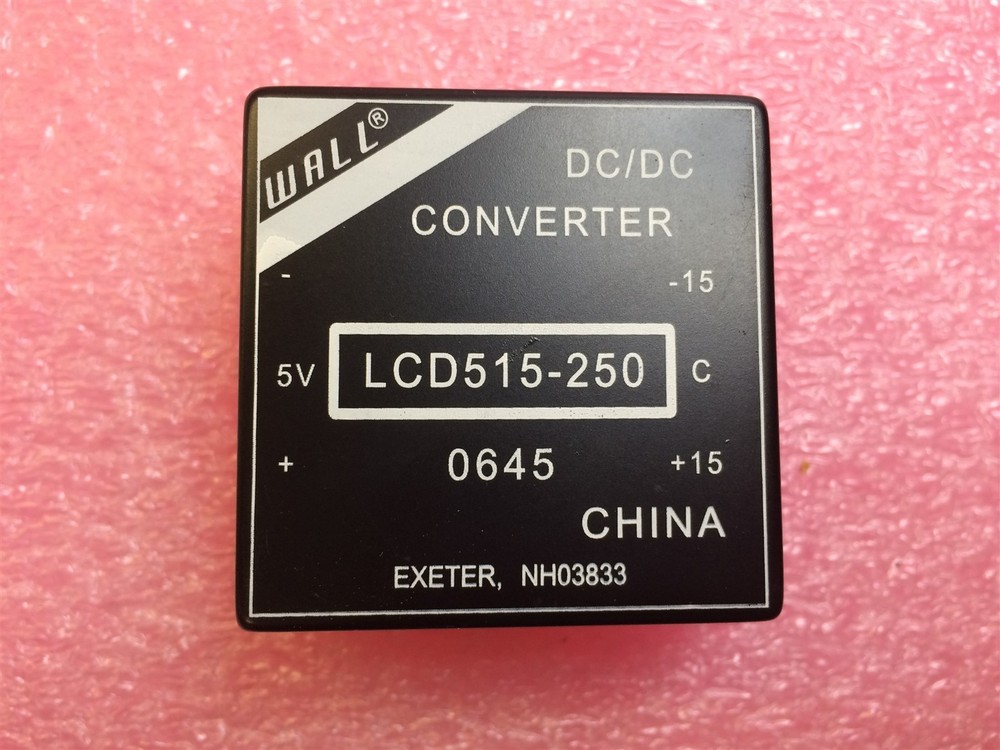 LCD515-250 WALL DC-DC REGULATED POWER SUPPLY MODULE 1 UNIT