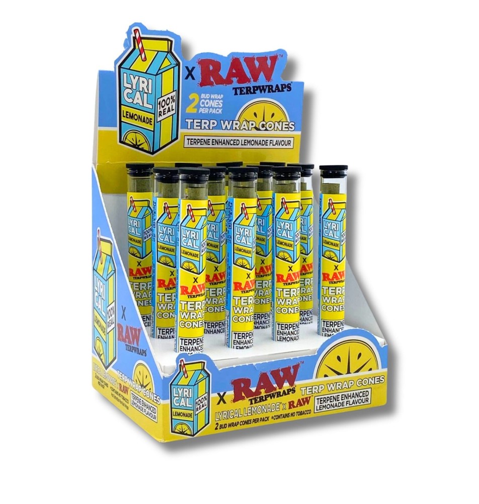 RAW Lyrical Lemonade Terp Wrap Cones (2 cones per pack)