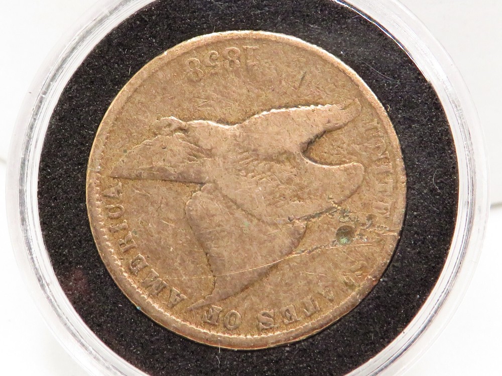 UNITED STATES 1858 FLYING EAGLE ONE CENT - GOOD CONDITION*
