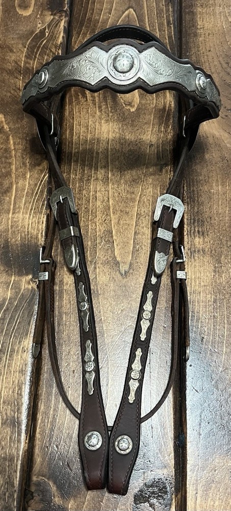 ~**Vintage**~ Kustom Kraft Silver Headstall
